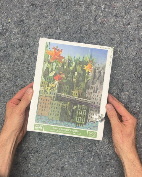 New York Puzzle Company Smarter Greener Better Puzzle, 500 Pieces