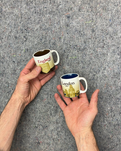London and England Souvenir Espresso Mugs