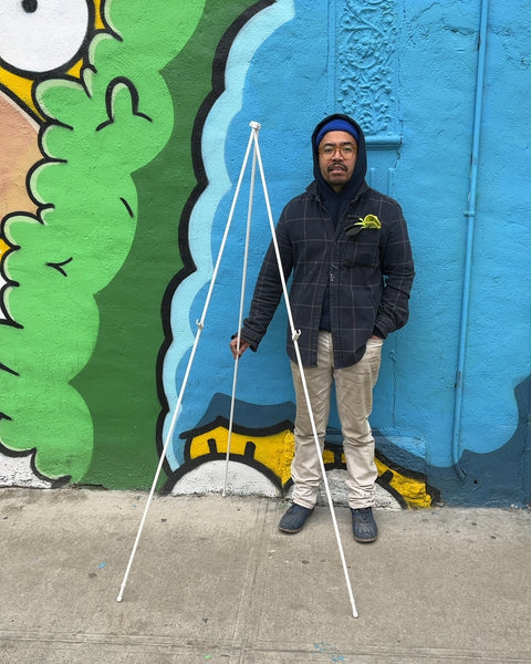 Another White Easel Travel Tripod With Carry Bag