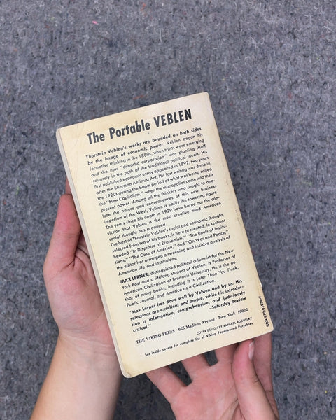 The Portable Veblen by Thorstein Veblen