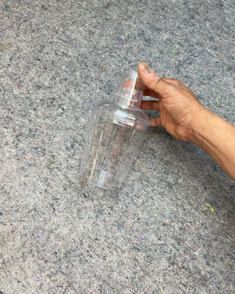 Clear Plastic Cocktail Shaker