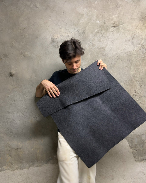Grovemade Wool Felt Desk Pad in Dark Grey, 27x36"