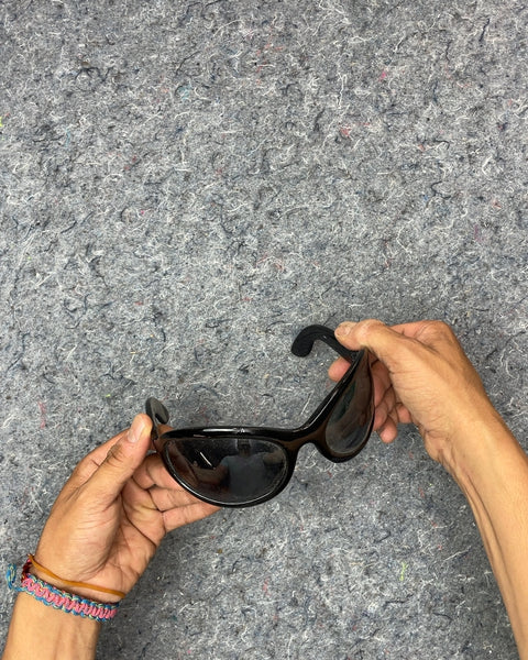 Black Oval Frame Sunglasses