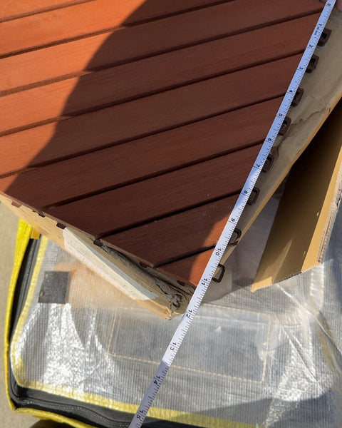 10 Interlocking Deck Tiles, 11x11"