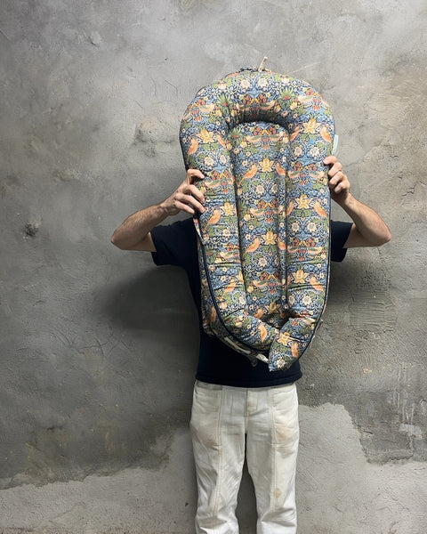 DockATot Deluxe+ Dock Baby Lounger In "Strawberry Thief" Botanical Print