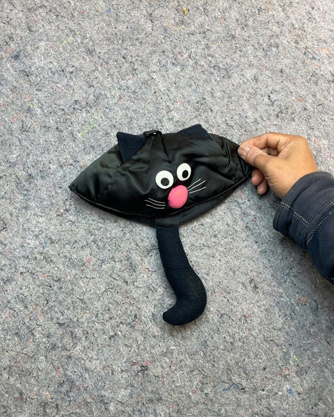 Black Cat Hat with Tail