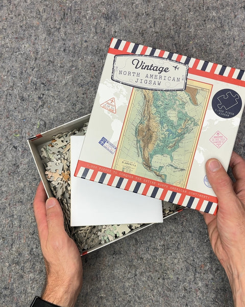 Vintage North American Jigsaw Puzzle, 1000 Pieces