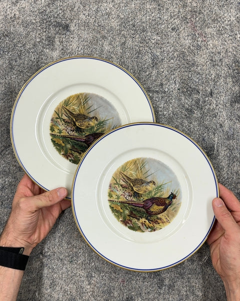 Vintage Pall Mall Ware Hunting Bird Plates
