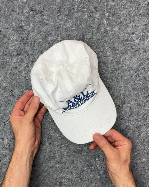 A&L Creative Company White Baseball Cap