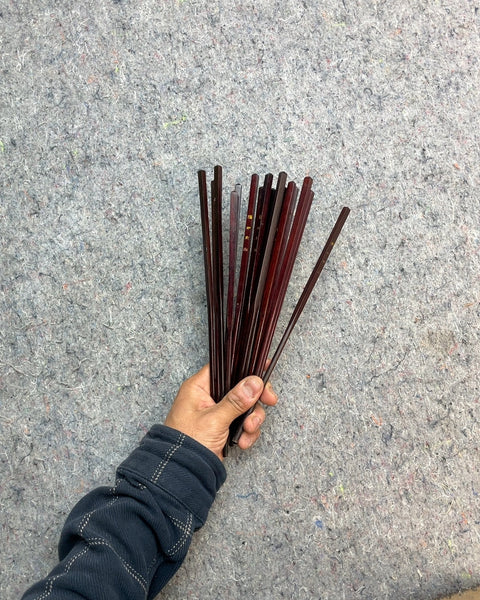 Grip of Wooden Chopsticks