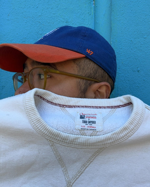 Todd Snyder x Champion Crewneck Sweatshirt With Couple Small Stains You Should Be Able To Wash, Size XS