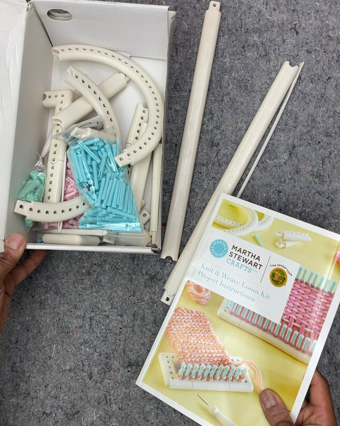 Martha Stewart Crafts Knit & Weave Loom Kit