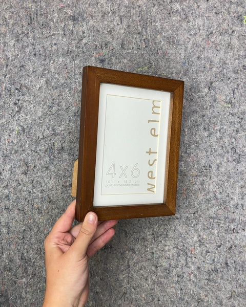 West Elm 4x6 Wood Photo Frame