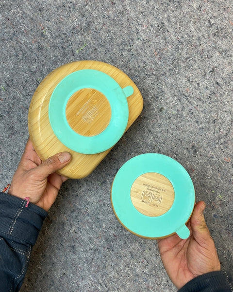 Munchkin Bamboo Toddler Plate and Bowl Set