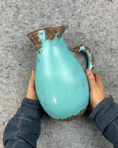 Decorative Turquoise Pitcher