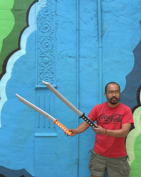 Set of 2 Toy Foam Swords