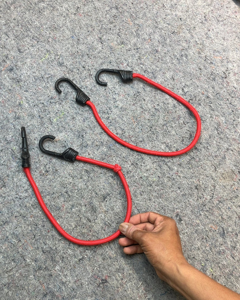 Red Bungee Cords with Hooks