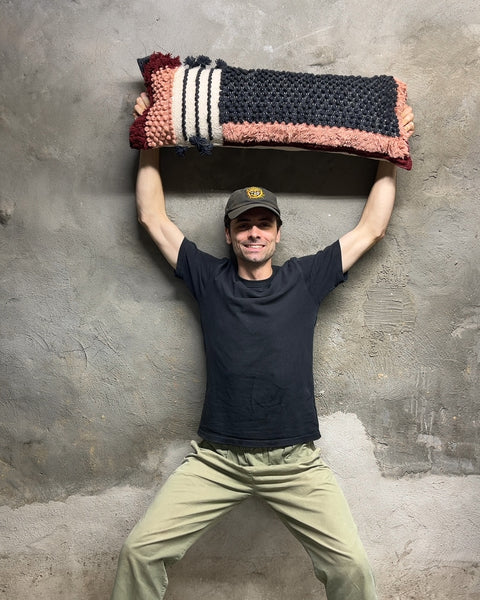 Loloi Knitted Throw Pillow, L37"