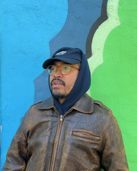 Vintage Adam Spencer Distressed Brown Leather Bomber, Size 40