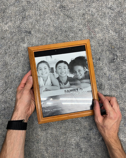 Another Family Values Wooden Picture Frame, 8x10"