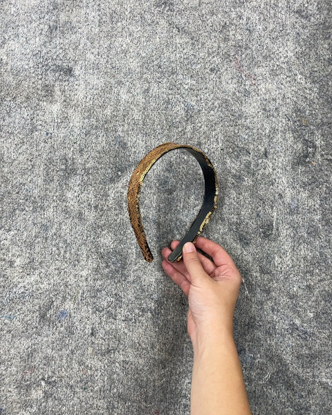 Gold Sequin Headband