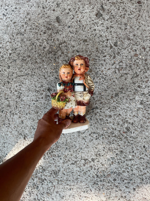 Hansel & Gretel Antique Ceramic, Made in Italy