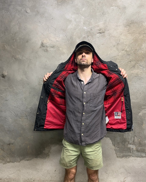 Penfield Black Kasson Parka Jacket M-65 Style, Size S