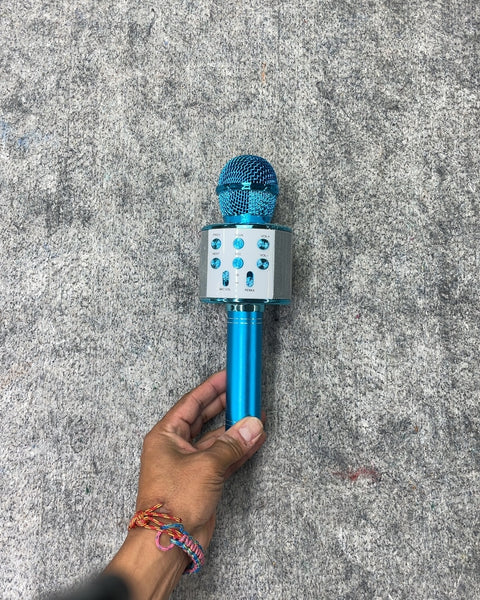 Blue Wireless Karaoke Microphone