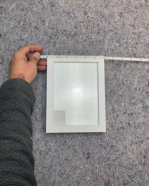 White Square Picture Frame. 4x5"