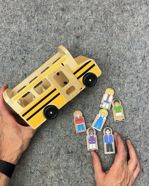 Melissa & Doug Wooden School Bus
