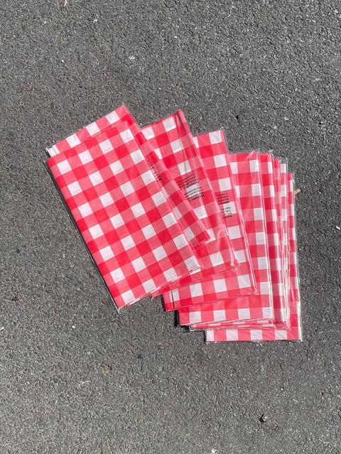 Oojami Checkered Picnic Table Covers