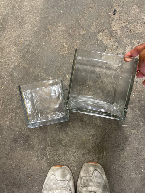 2 Cubic Vases