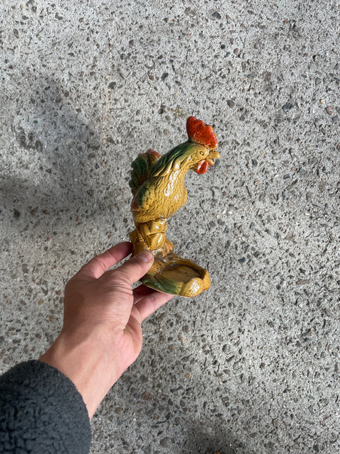 A Ceramic Cock to Hold a Candle