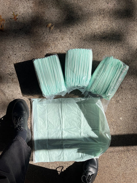 3 Bags Of Disposable Underpads / Dogpads