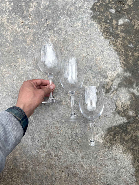 3 Chic Short Stem Wine Glasses