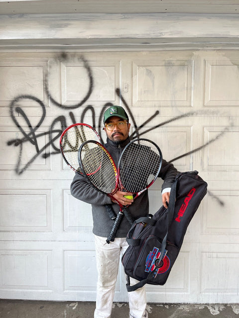 3 Prince Tennis Rackets (Need New Tape), A Head Bag & 1 Ball
