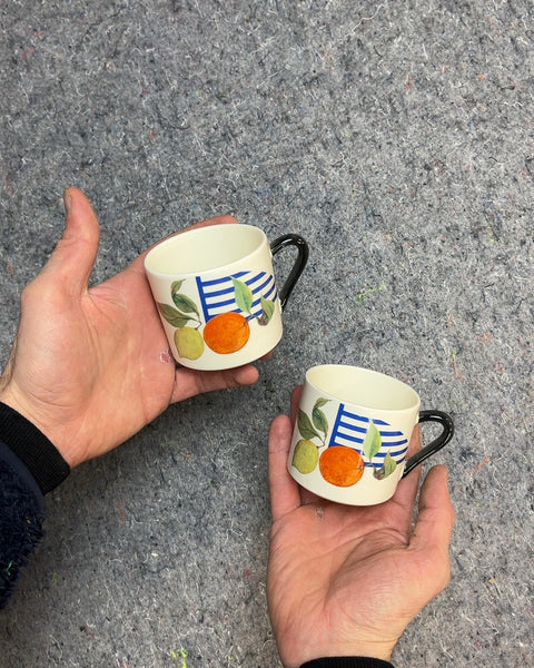 Two La Ronde Des Fruits Mugs