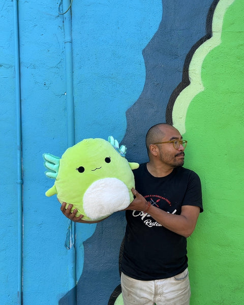 Bigass Kellytoy Squishmallows Mipsy the Green Axolotl Plush
