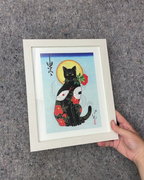 Another Japanese Cat Art Print