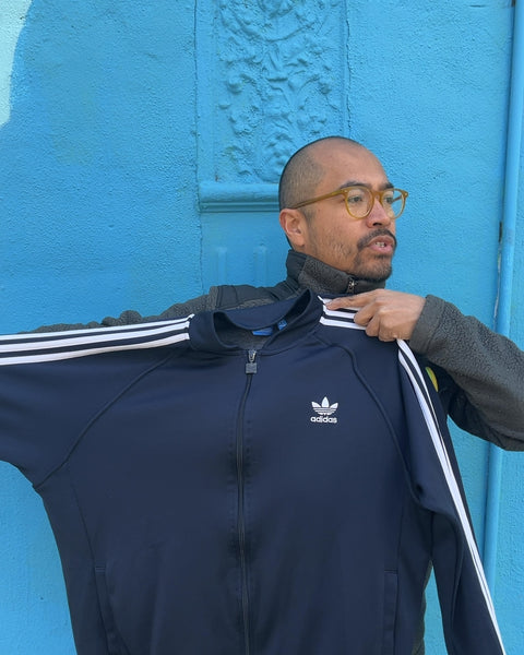 adidas Classic Firebird Loose Track Top, Size XL