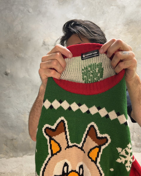 Pokemon Center Bidoof Ugly Christmas Sweater, Size M