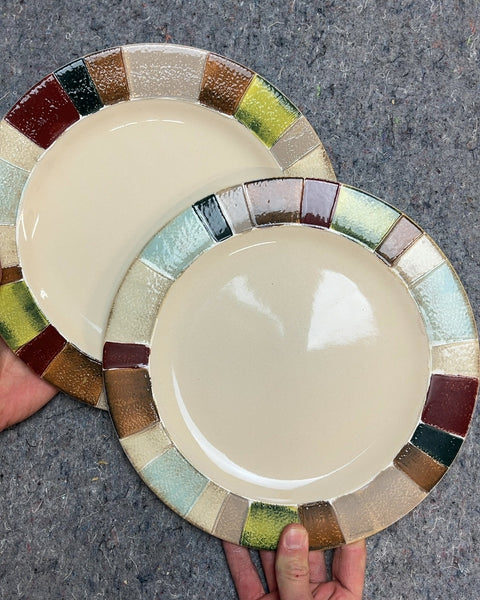 2 More Collectible "Jentry" Tabletops Unlimited Dinner Plates