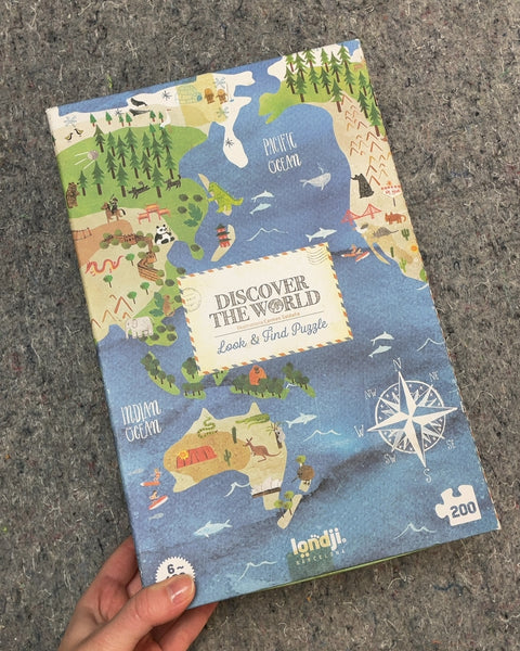 Londji Discover The World Look & Find Puzzle, 200 Pieces