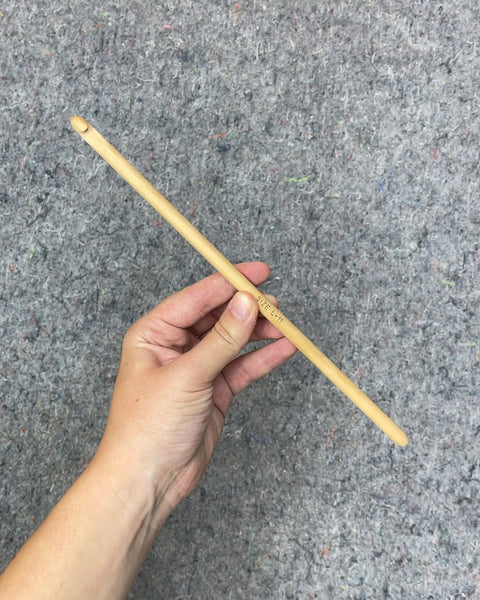 Wooden Crochet Hook, Size L-11
