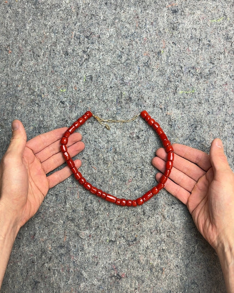 Red Beaded Necklace