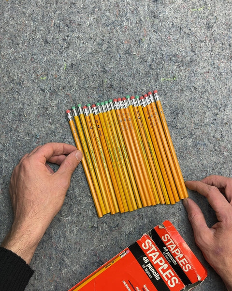 Staples #2 HB Wood Pencils