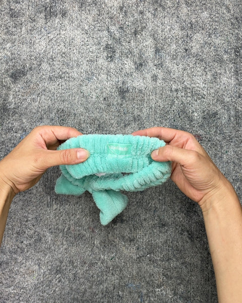 AqualiMate Headband with Bow, Mint Green