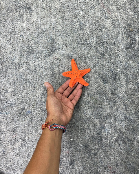Rubber Orange Starfish