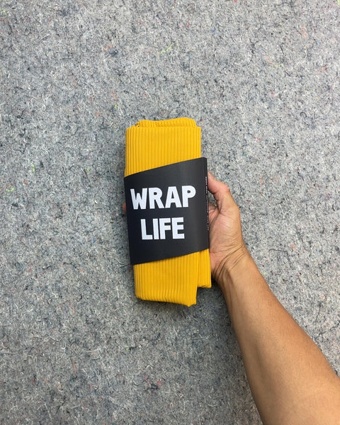 Brand New Wrap Life Citrine Ribbed Stretch Head Wrap