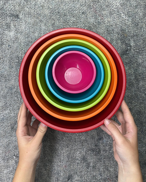 Colorful Nesting Mixing Bowls Set